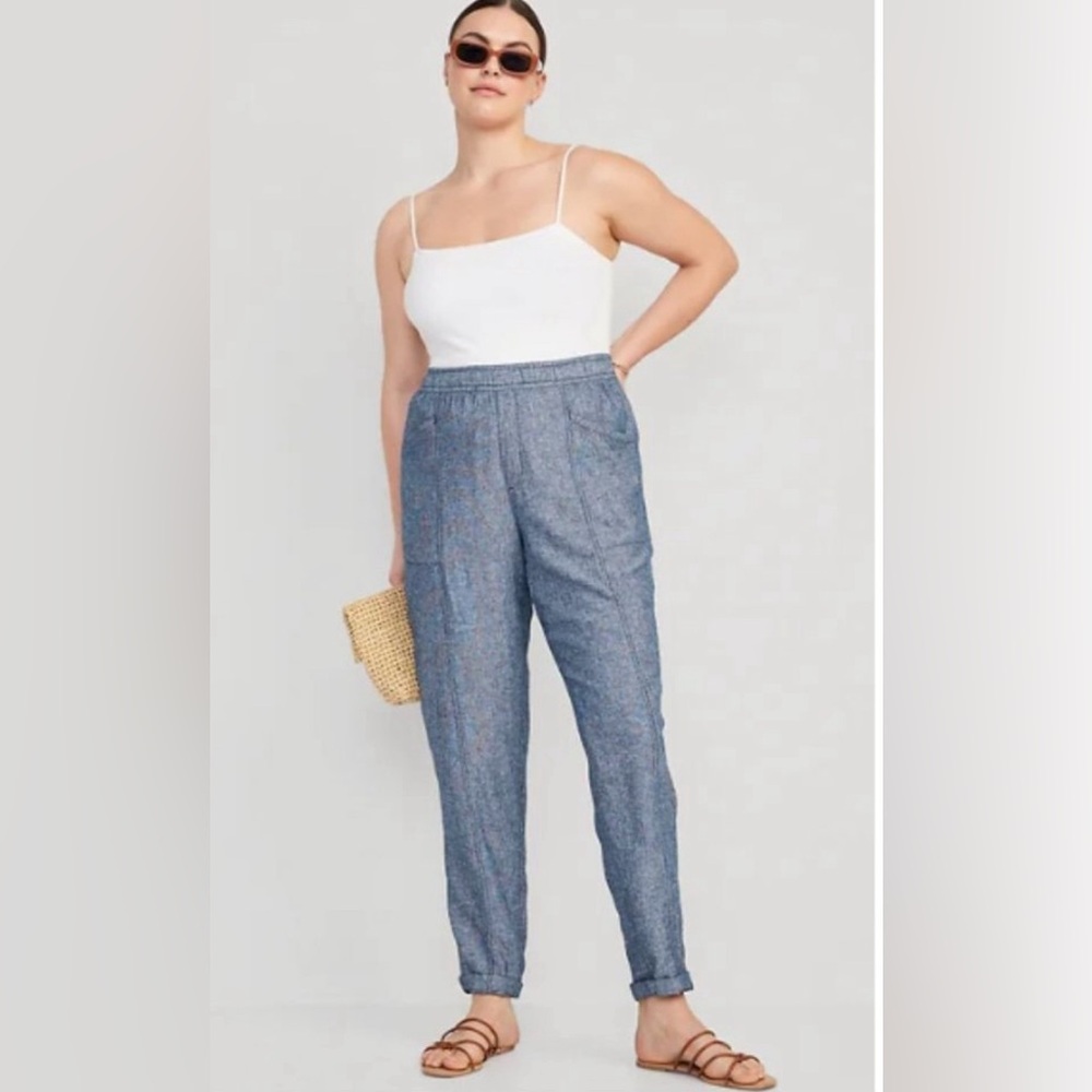 Straight Taper Old Navy linen pants